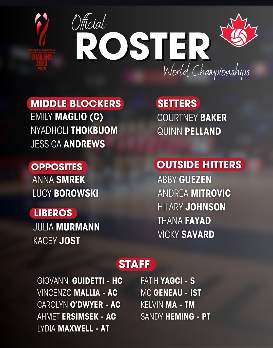 msn, 加拿大女排 msn, 加拿大女排